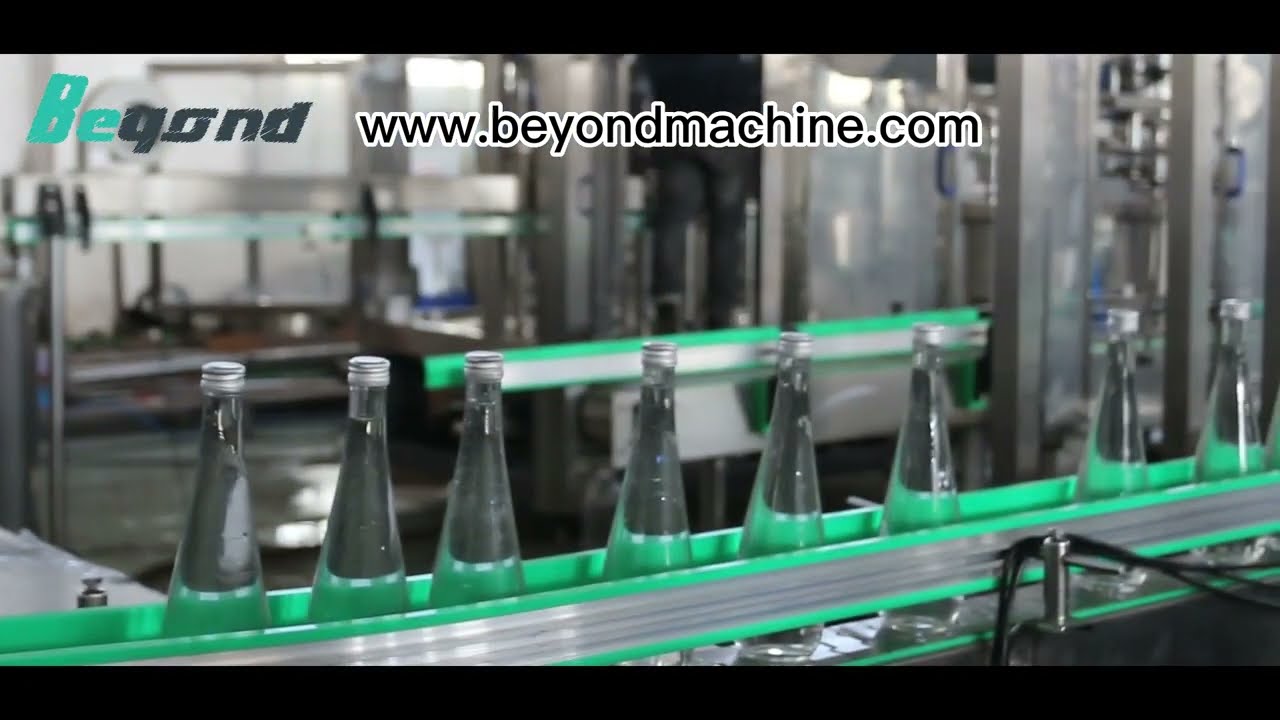 Glass Bottle  Water Filling Machine 丨Filling Machine丨2022 玻璃瓶装水灌装机