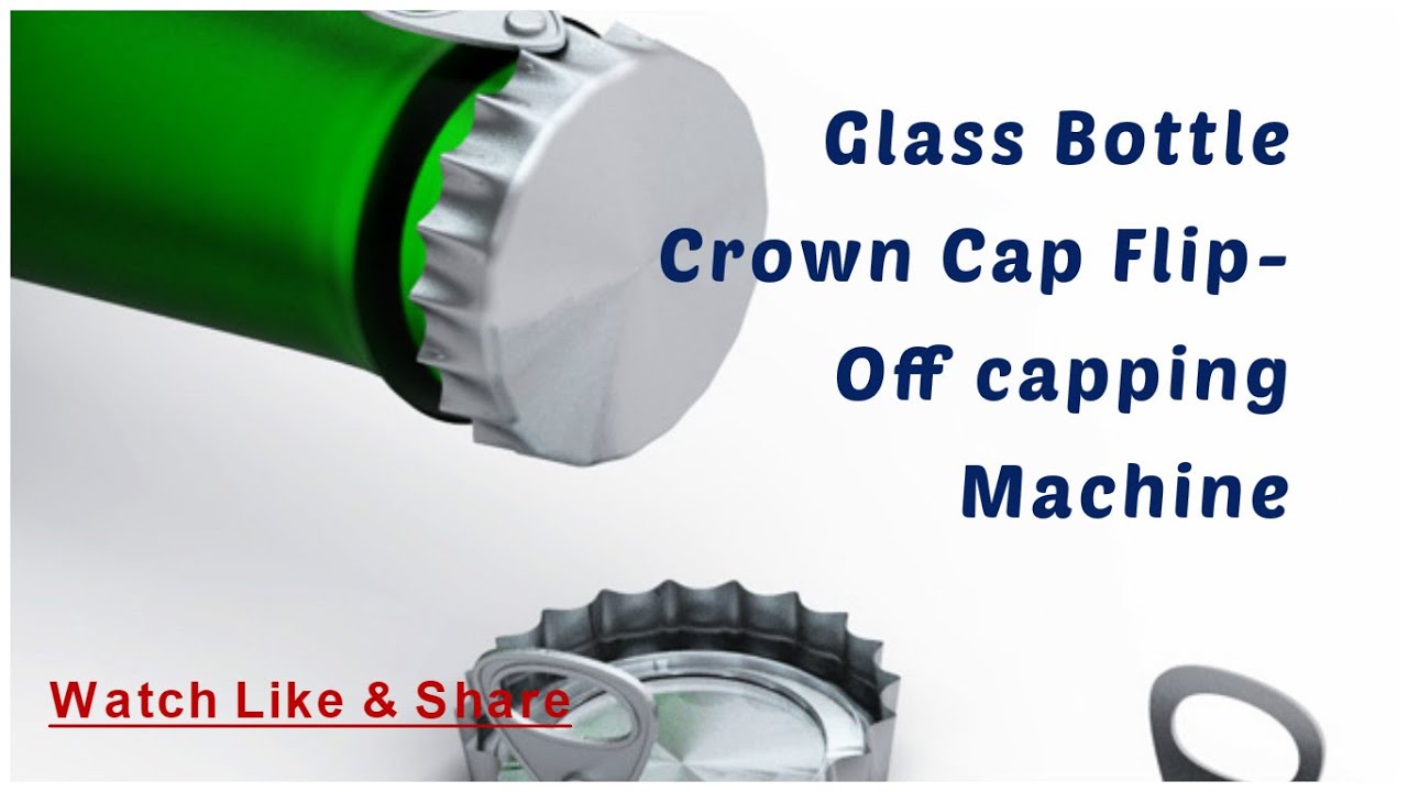 BEYOND MACHINERY- glass bottle crown cap flip-off capping machine