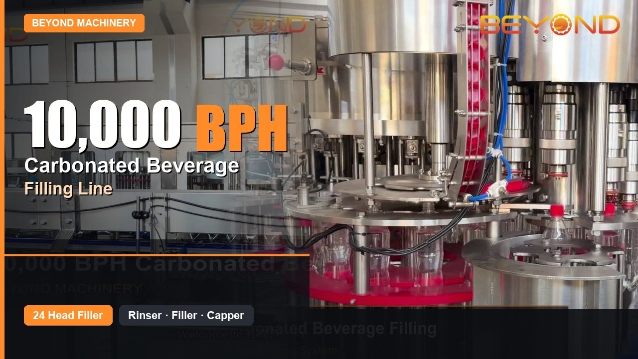 10,000 BPH Carbonated Beverage Filling Line | Beyond Machinery