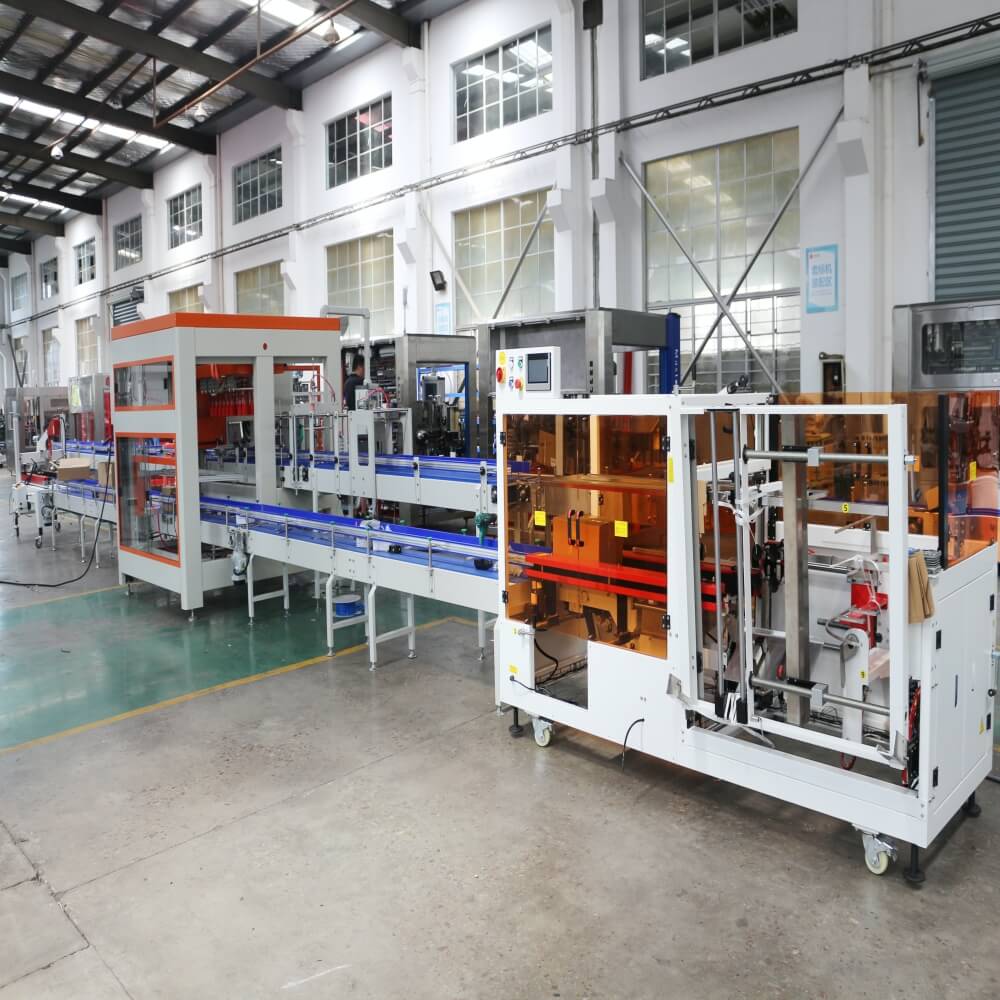 Automatic Grab Tape Case Packaging Machine for Cans – Efficient Can ...