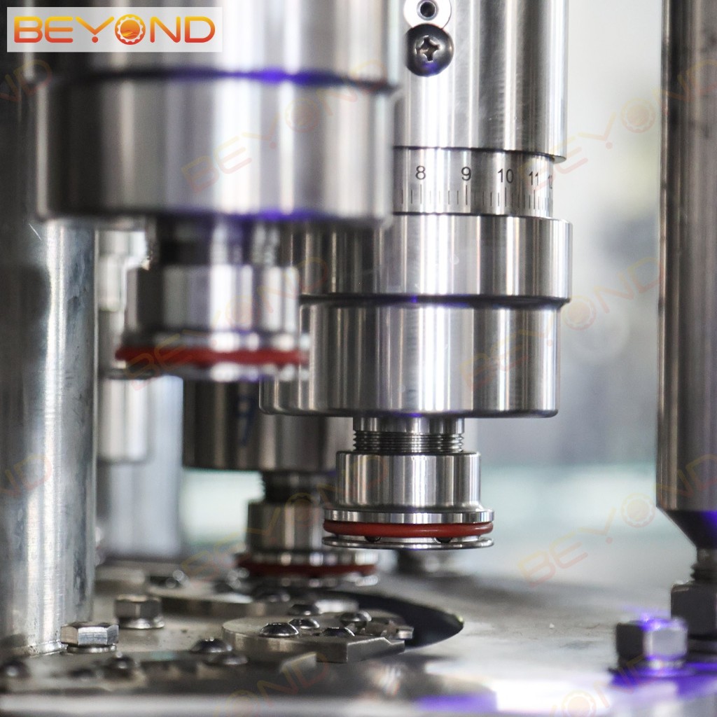 Close-up of Beyond capping heads