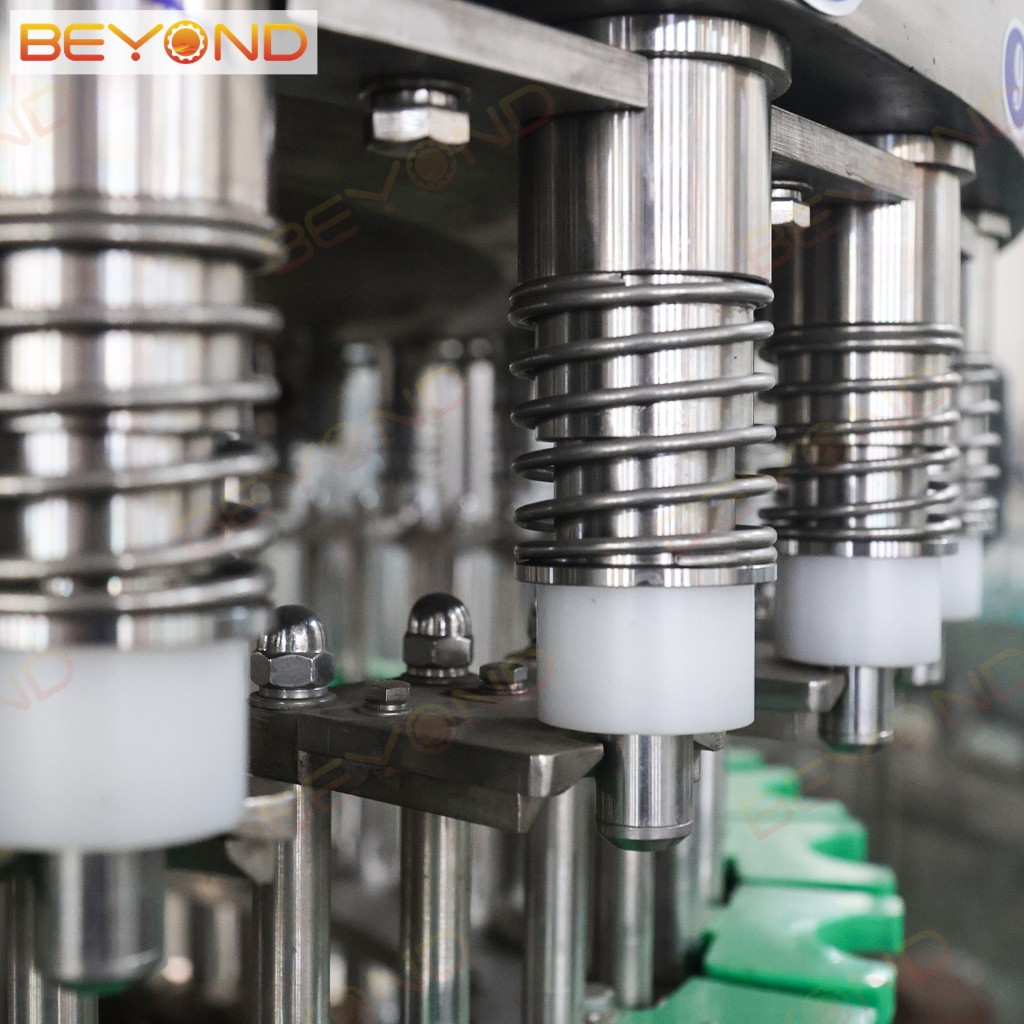 Close-up of Beyond filling valves and springs