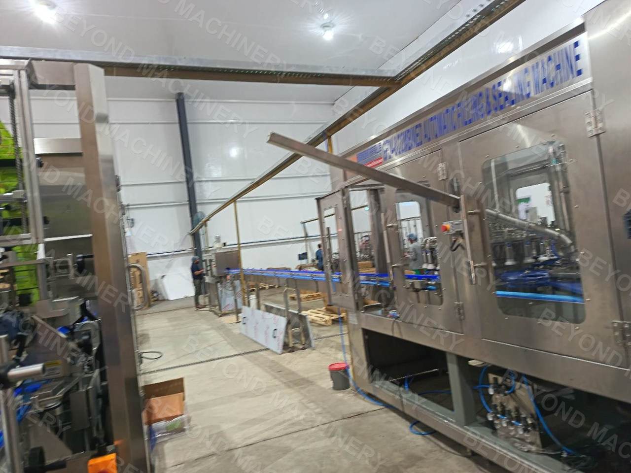Plastic can filling line overview in Maharashtra India